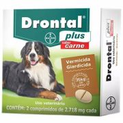 Drontal Plus 35kg Vermífugo com 2 comprimidos